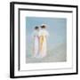 Summer Evening on the South Beach of Skagen-Michael Ancher-Framed Premium Giclee Print