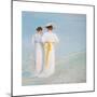 Summer Evening on the South Beach of Skagen-Michael Ancher-Mounted Premium Giclee Print