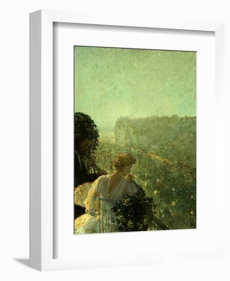 Summer Evening, Paris-Childe Hassam-Framed Giclee Print