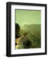 Summer Evening, Paris-Childe Hassam-Framed Giclee Print