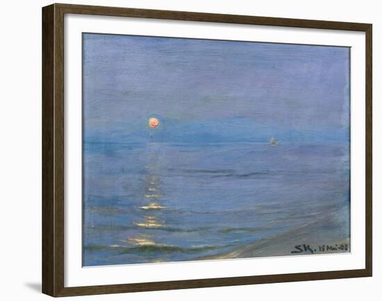 Summer Evening, Skagen, 1908-Peder Severin Kröyer-Framed Giclee Print