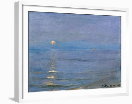 Summer Evening, Skagen, 1908-Peder Severin Kröyer-Framed Giclee Print