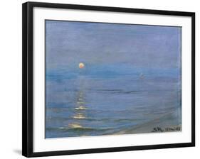 Summer Evening, Skagen, 1908-Peder Severin Kröyer-Framed Giclee Print