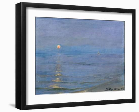 Summer Evening, Skagen, 1908-Peder Severin Kröyer-Framed Giclee Print