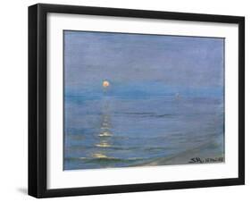 Summer Evening, Skagen, 1908-Peder Severin Kröyer-Framed Giclee Print