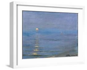 Summer Evening, Skagen, 1908-Peder Severin Kröyer-Framed Giclee Print