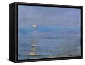 Summer Evening, Skagen, 1908-Peder Severin Kröyer-Framed Stretched Canvas