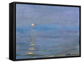 Summer Evening, Skagen, 1908-Peder Severin Kröyer-Framed Stretched Canvas