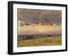 Summer Evening with Storm Clouds-John Constable-Framed Giclee Print