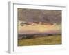 Summer Evening with Storm Clouds-John Constable-Framed Giclee Print