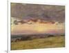 Summer Evening with Storm Clouds-John Constable-Framed Giclee Print