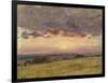 Summer Evening with Storm Clouds-John Constable-Framed Giclee Print