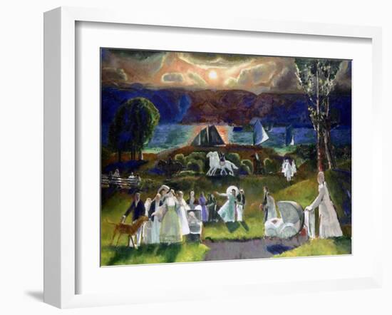 Summer Fantasy, 1924-George Wesley Bellows-Framed Giclee Print