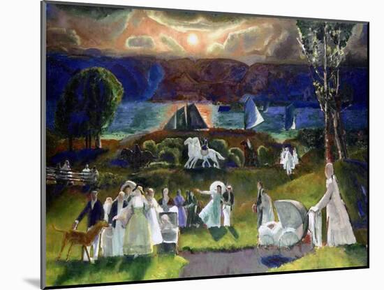 Summer Fantasy, 1924-George Wesley Bellows-Mounted Giclee Print