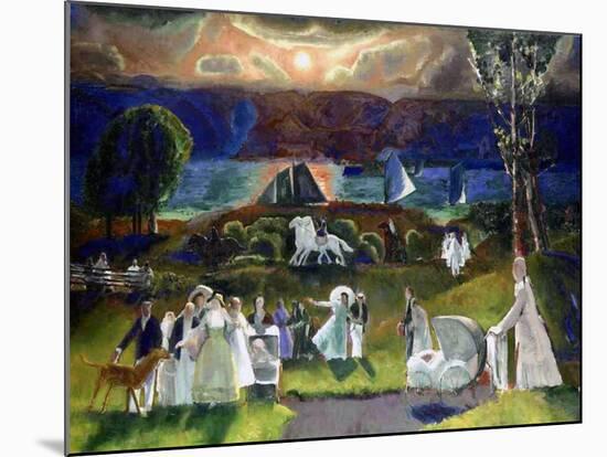 Summer Fantasy, 1924-George Wesley Bellows-Mounted Giclee Print