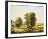 Summer Farm Scene, 1862-George Henry Durrie-Framed Giclee Print