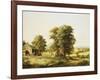 Summer Farm Scene-George Henry Durrie-Framed Giclee Print