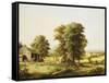 Summer Farm Scene-George Henry Durrie-Framed Stretched Canvas