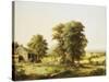 Summer Farm Scene-George Henry Durrie-Stretched Canvas