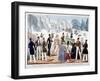 Summer Fashions for 1841, C1841-null-Framed Giclee Print