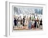 Summer Fashions for 1841, C1841-null-Framed Giclee Print