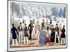 Summer Fashions for 1841, C1841-null-Mounted Giclee Print