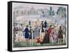 Summer Fashions for 1844-null-Framed Stretched Canvas