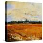 Summer Field-Lou Wall-Stretched Canvas