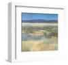 Summer Fields with Mountains-Jeannie Sellmer-Framed Art Print