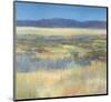Summer Fields with Mountains-Jeannie Sellmer-Mounted Art Print