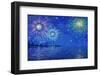 Summer Fireworks Festival-mona-Framed Photographic Print