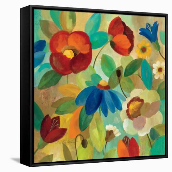 Summer Floral I-Silvia Vassileva-Framed Stretched Canvas