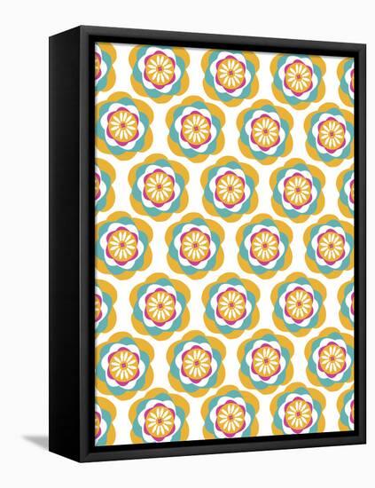 Summer Floral-Rachel Gresham-Framed Stretched Canvas