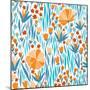 Summer Flower Pattern-Maria_Galybina-Mounted Art Print