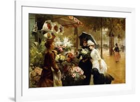 Summer Flowers, 1888-Louis de Schryver-Framed Giclee Print