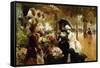Summer Flowers, 1888-Louis de Schryver-Framed Stretched Canvas