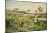 Summer Flowers. 1903-Alfred Glendening-Mounted Giclee Print