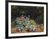 Summer Flowers in a Quiet Corner of a Garden, 1882-David Bates-Framed Giclee Print