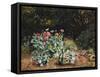 Summer Flowers in a Quiet Corner of a Garden, 1882-David Bates-Framed Stretched Canvas