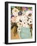 Summer Flowers in a Vase I-Karen Fields-Framed Art Print