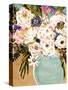 Summer Flowers in a Vase I-Karen Fields-Stretched Canvas