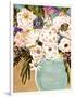 Summer Flowers in a Vase I-Karen Fields-Framed Art Print