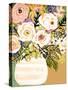 Summer Flowers in a Vase II-Karen Fields-Stretched Canvas