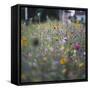 Summer flowers meadows on the roadsides of Bielefeld-Nadja Jacke-Framed Stretched Canvas