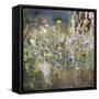 Summer flowers meadows on the roadsides of Bielefeld-Nadja Jacke-Framed Stretched Canvas