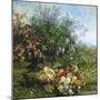 Summer Flowers on the River Bank-Jean Capeinick-Mounted Giclee Print