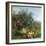 Summer Flowers on the River Bank-Jean Capeinick-Framed Giclee Print