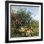 Summer Flowers on the River Bank-Jean Capeinick-Framed Giclee Print