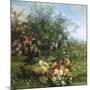 Summer Flowers on the River Bank-Jean Capeinick-Mounted Giclee Print