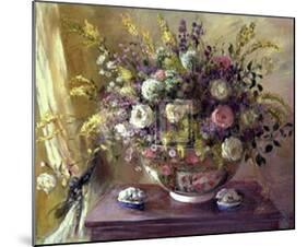 Summer Flowers-Elizabeth Parsons-Mounted Art Print